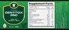 Dentitox Pro - Supplement Facts
