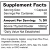 Thyrovanz - Supplement Facts